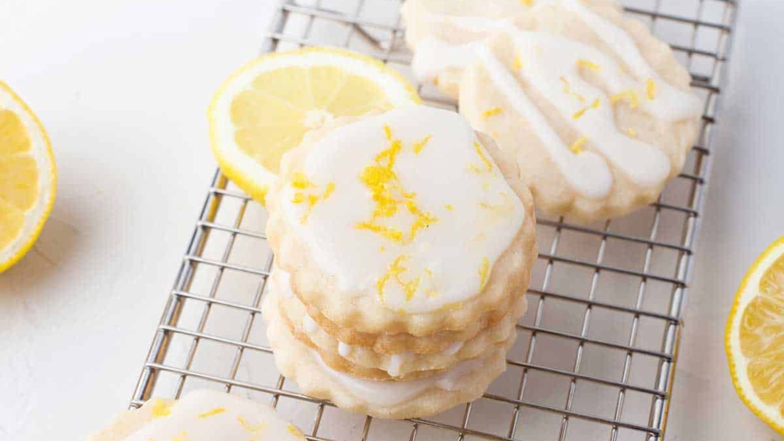 Lemon Shortbread Cookies