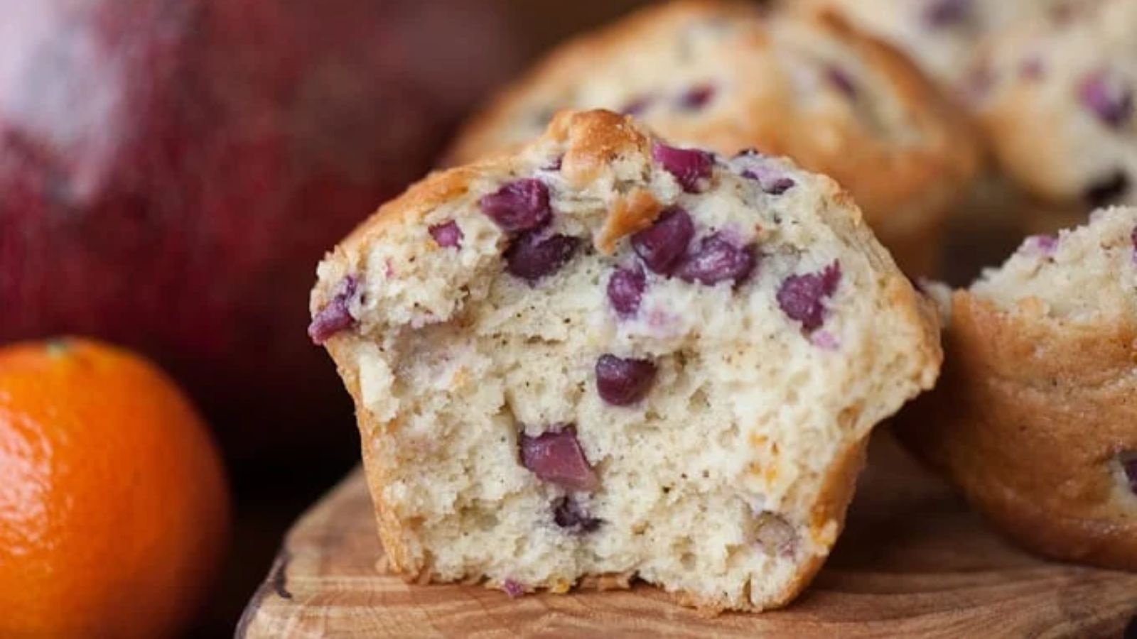 POMEGRANATE ORANGE MUFFINS