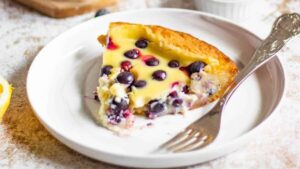 Blueberry Custard Pie