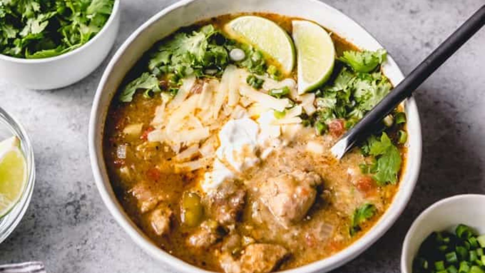 Crockpot Pork Green Chili Stew