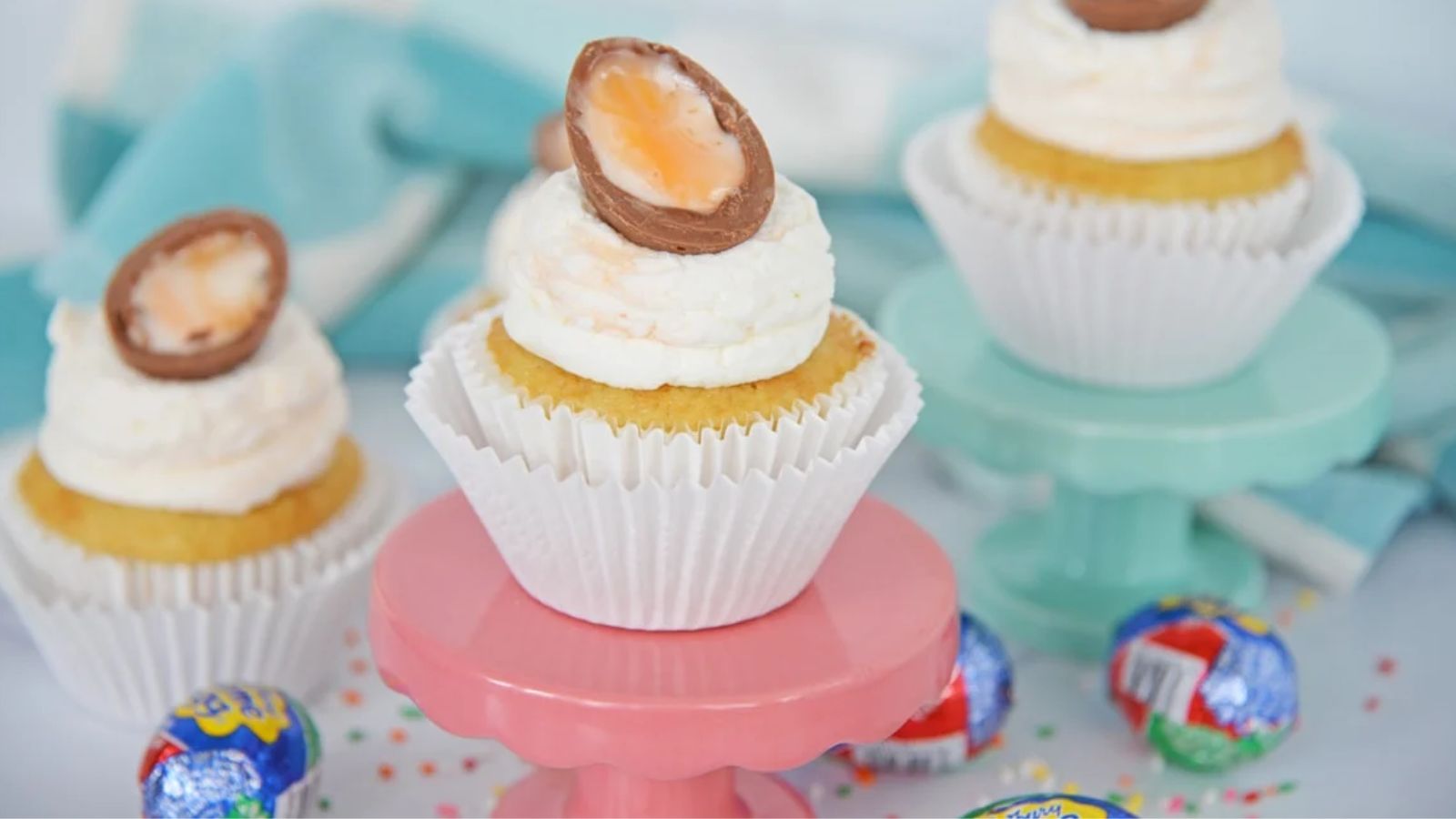 Cadbury Egg Cupcakes