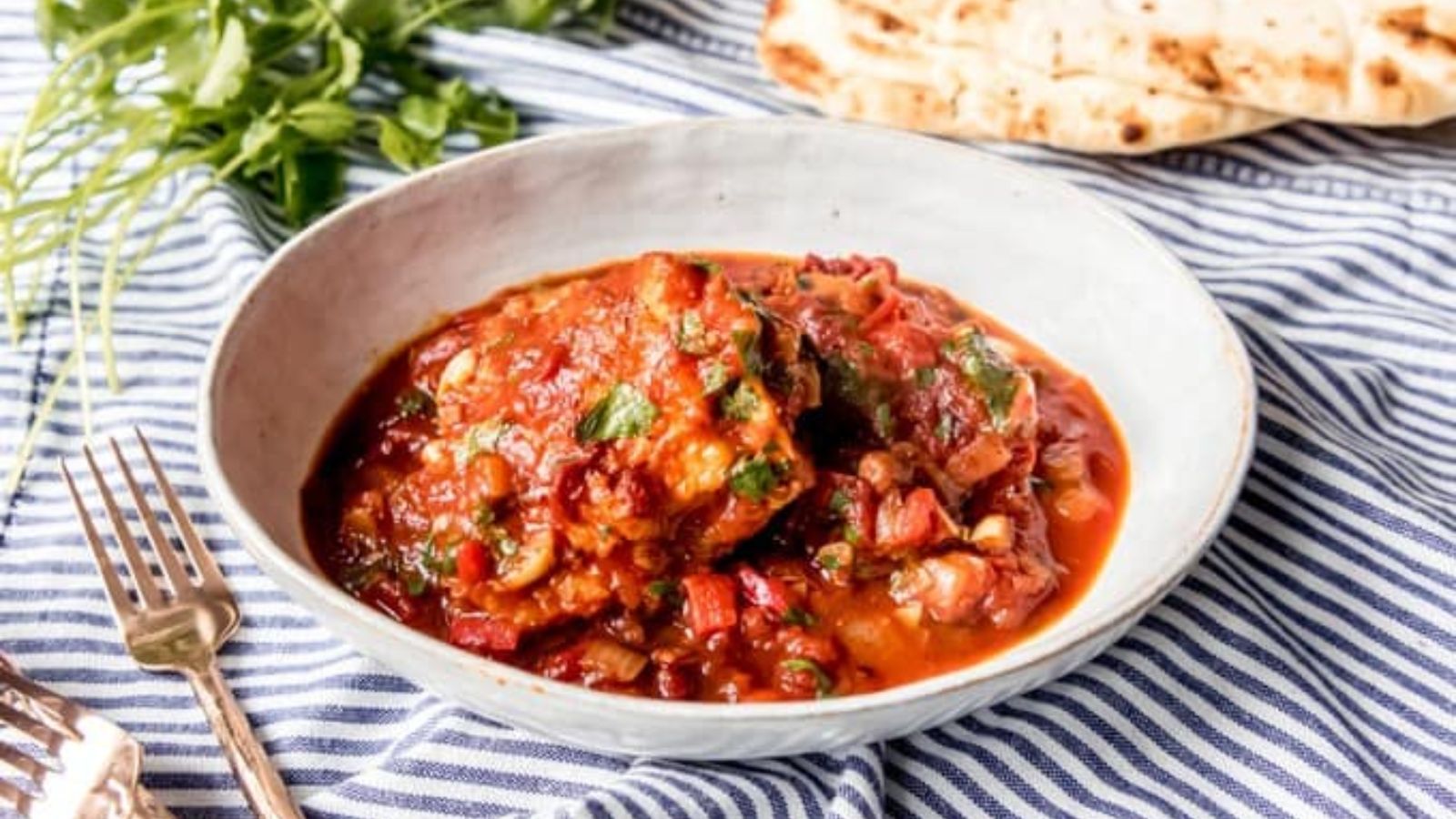 Georgian Chicken Stew with Tomatoes and Herbs