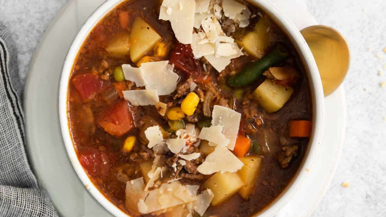 Old-Fashioned Vegetable Beef Soup