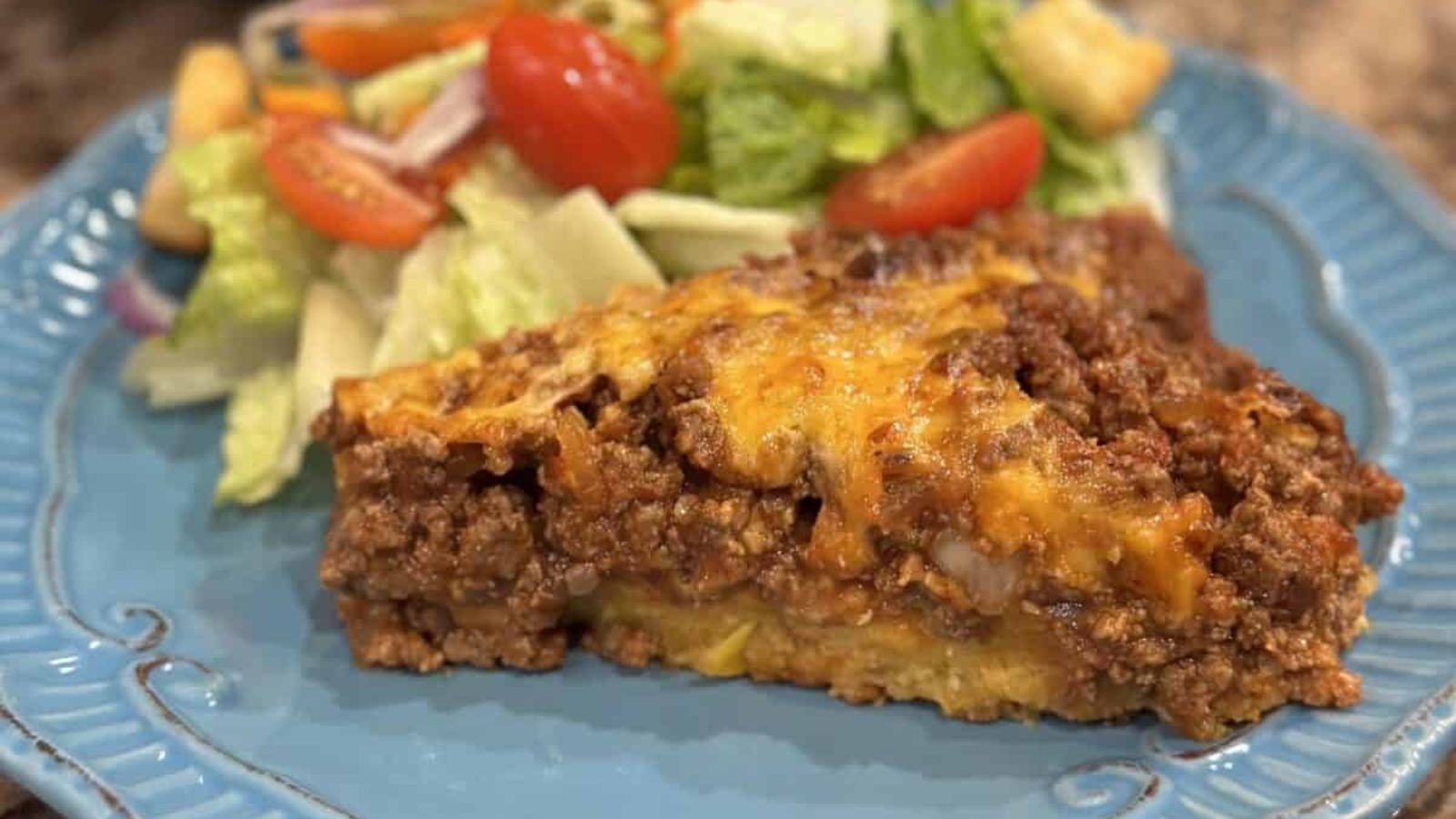 Sloppy Joe Cornbread Casserole