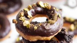 Chocolate Puff Pastry Donuts