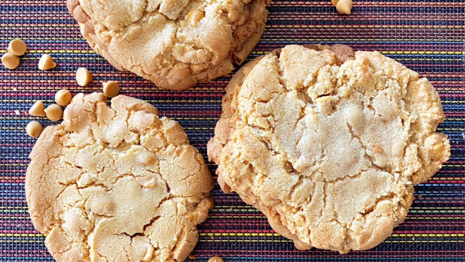 Giant Butterscotch Cookies