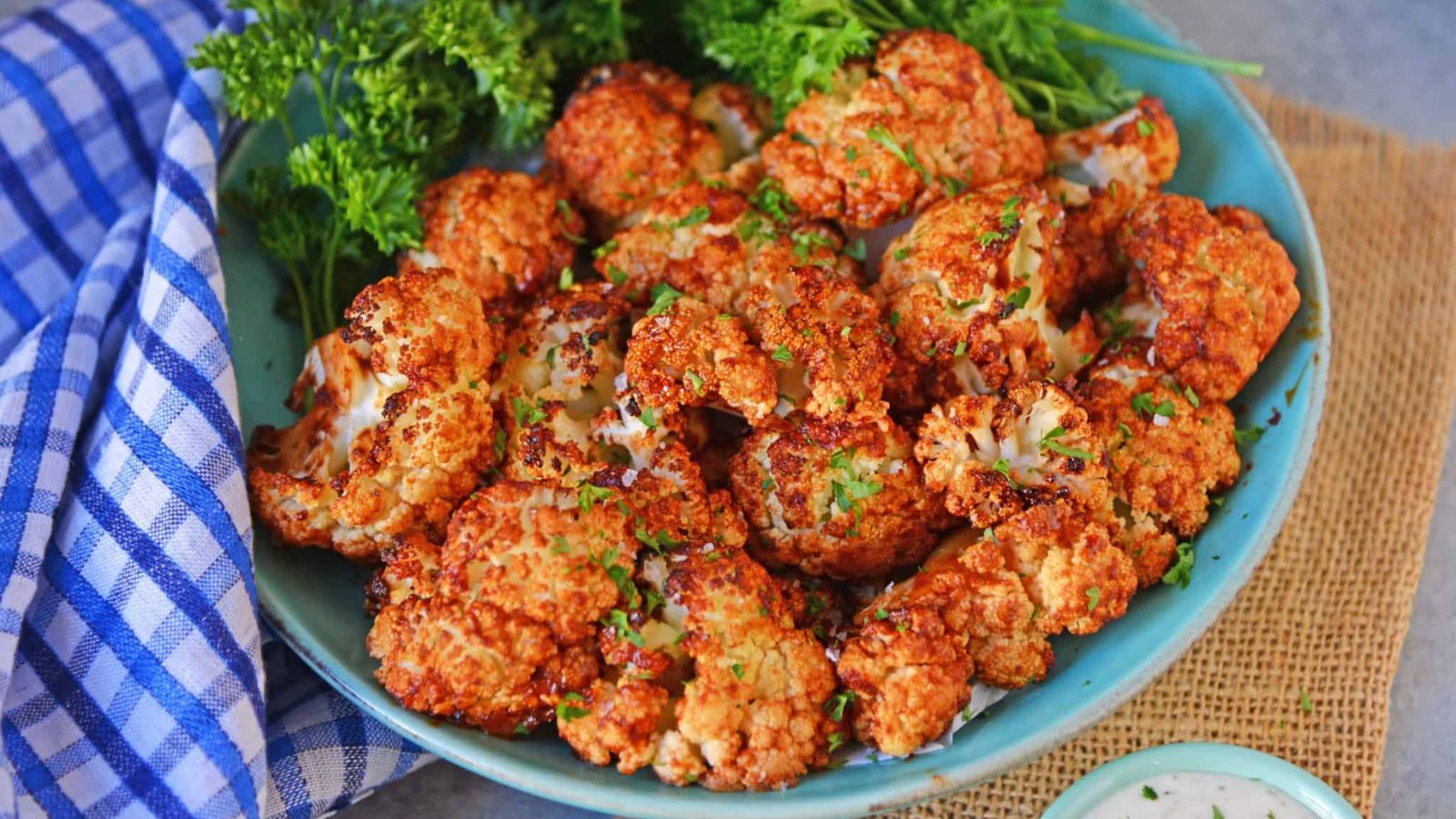 BBQ Cauliflower Bites