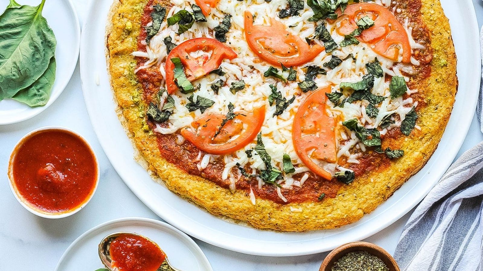 Parmesan Cauliflower Pizza Crust