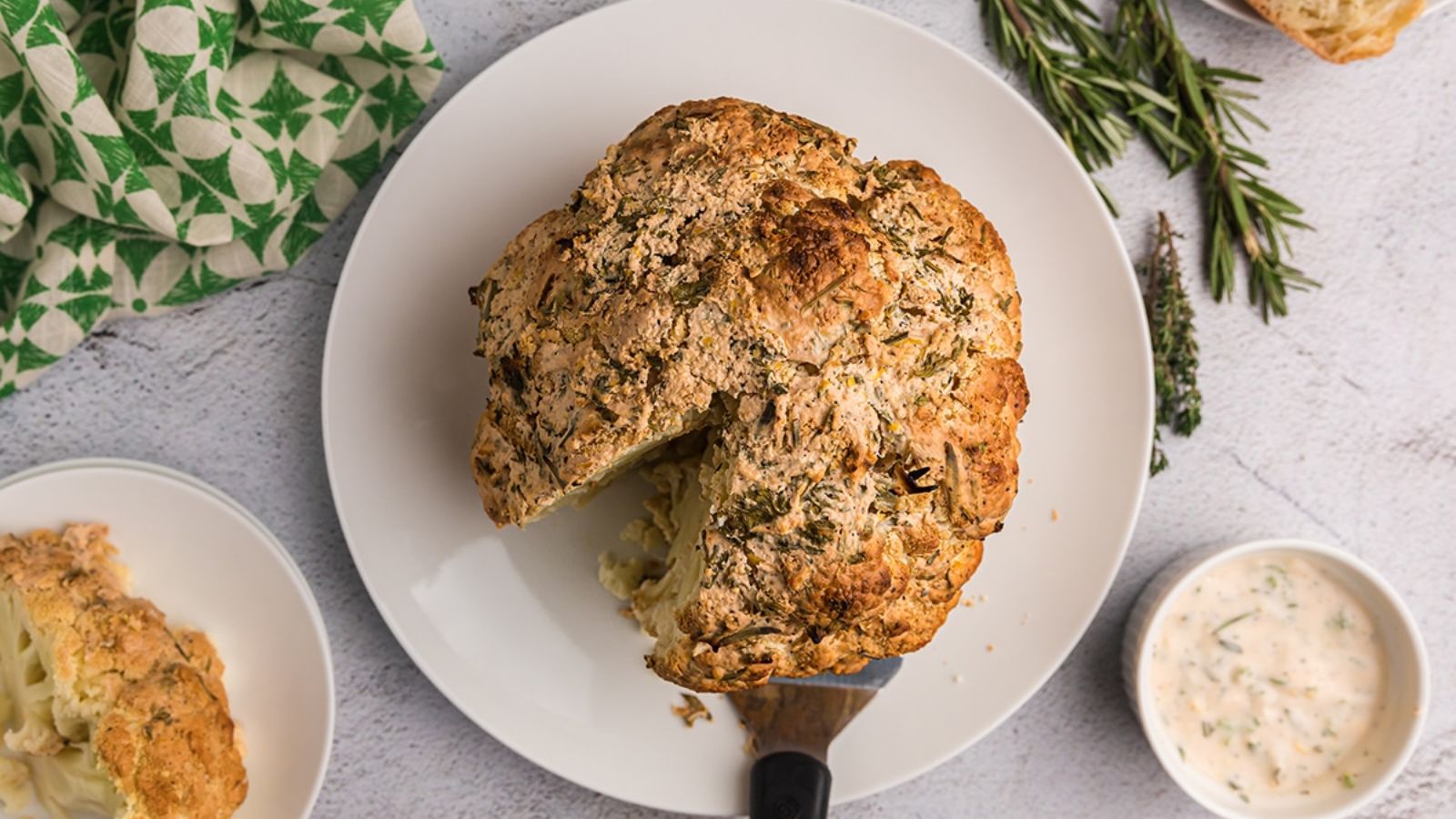 Herb Whole Roasted Cauliflower