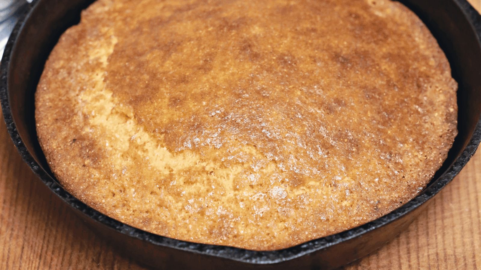 Easy Small Batch Sweet Cornbread Baked In a Skillet