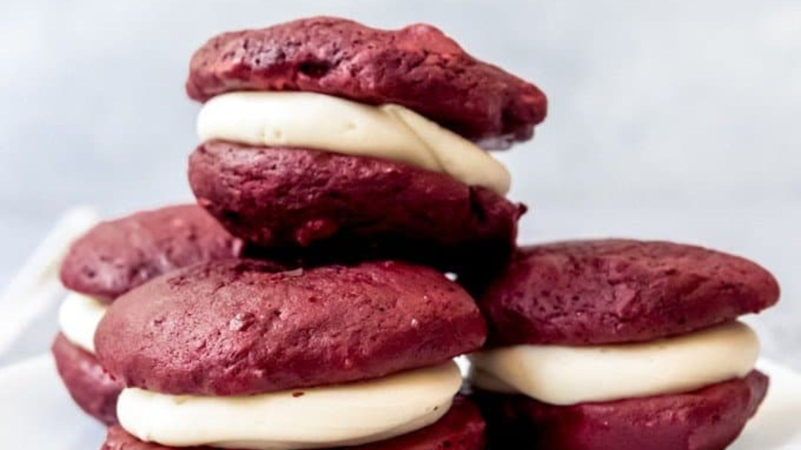 Red Velvet Whoopie Pies