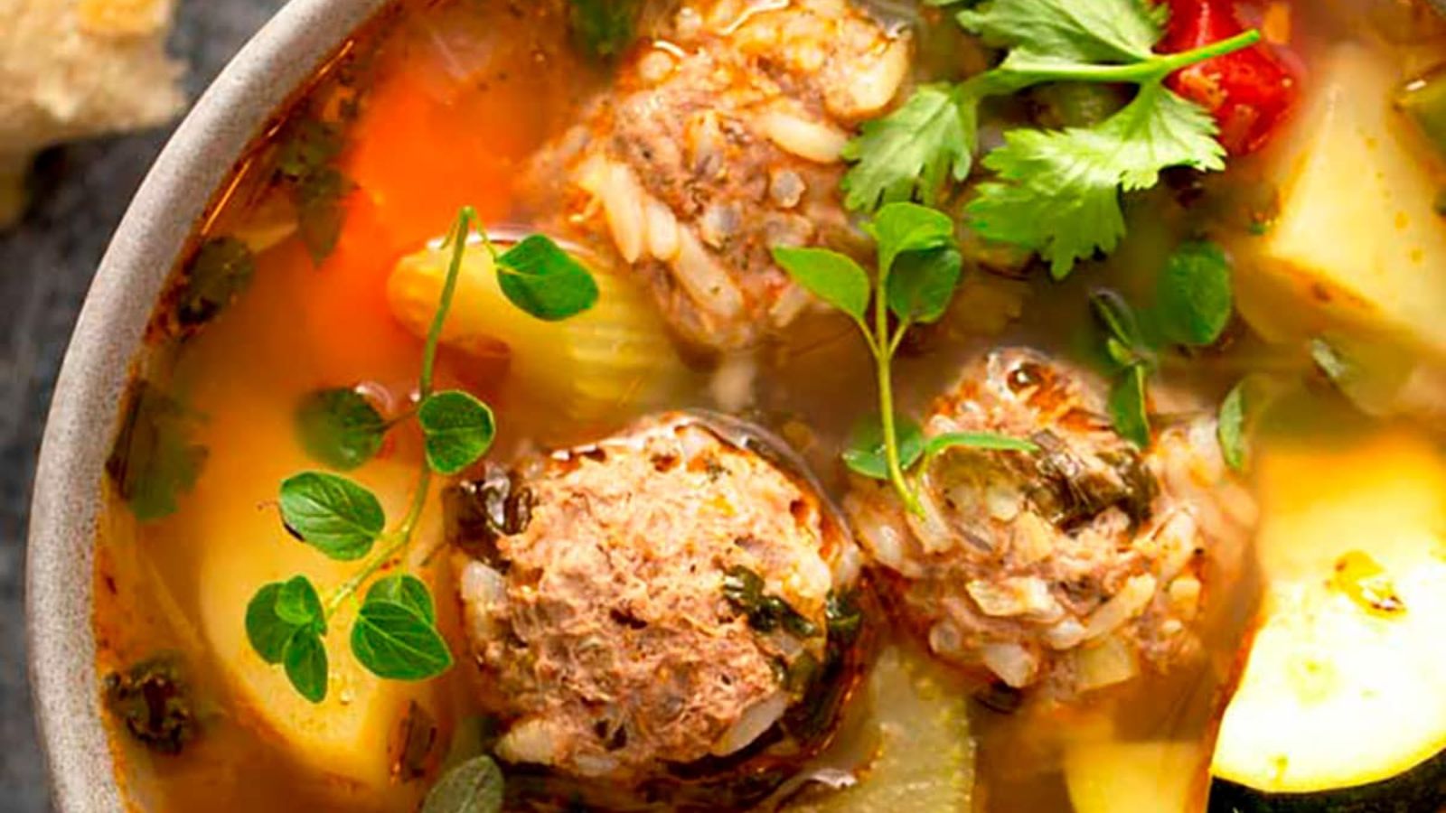 Albondigas Soup (Mexican Meatball Soup)