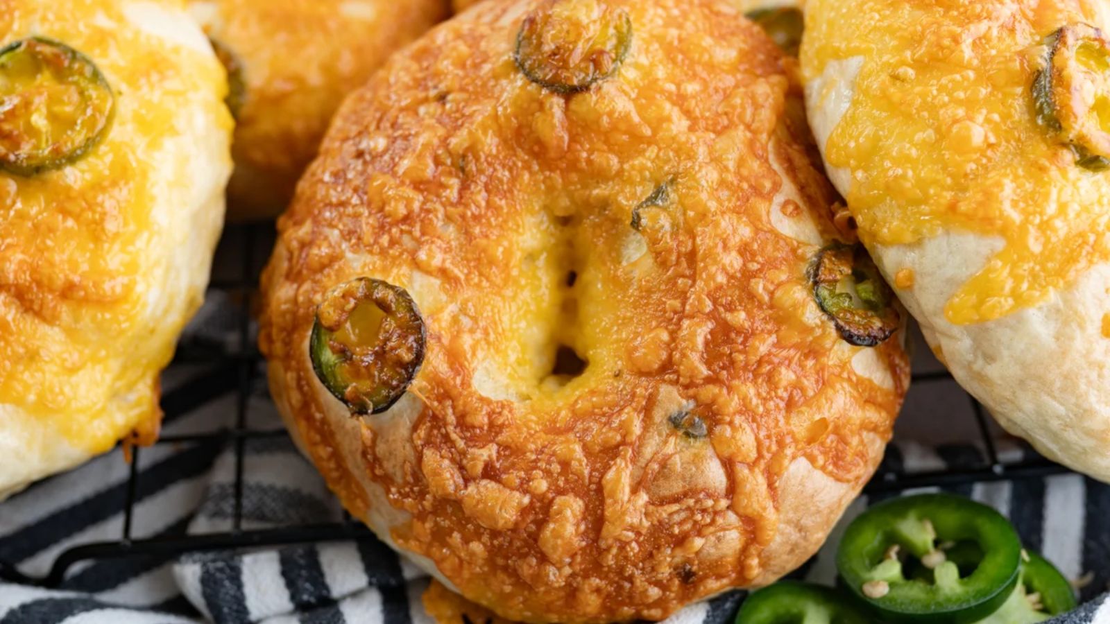 Cheddar Jalapeño Bagel