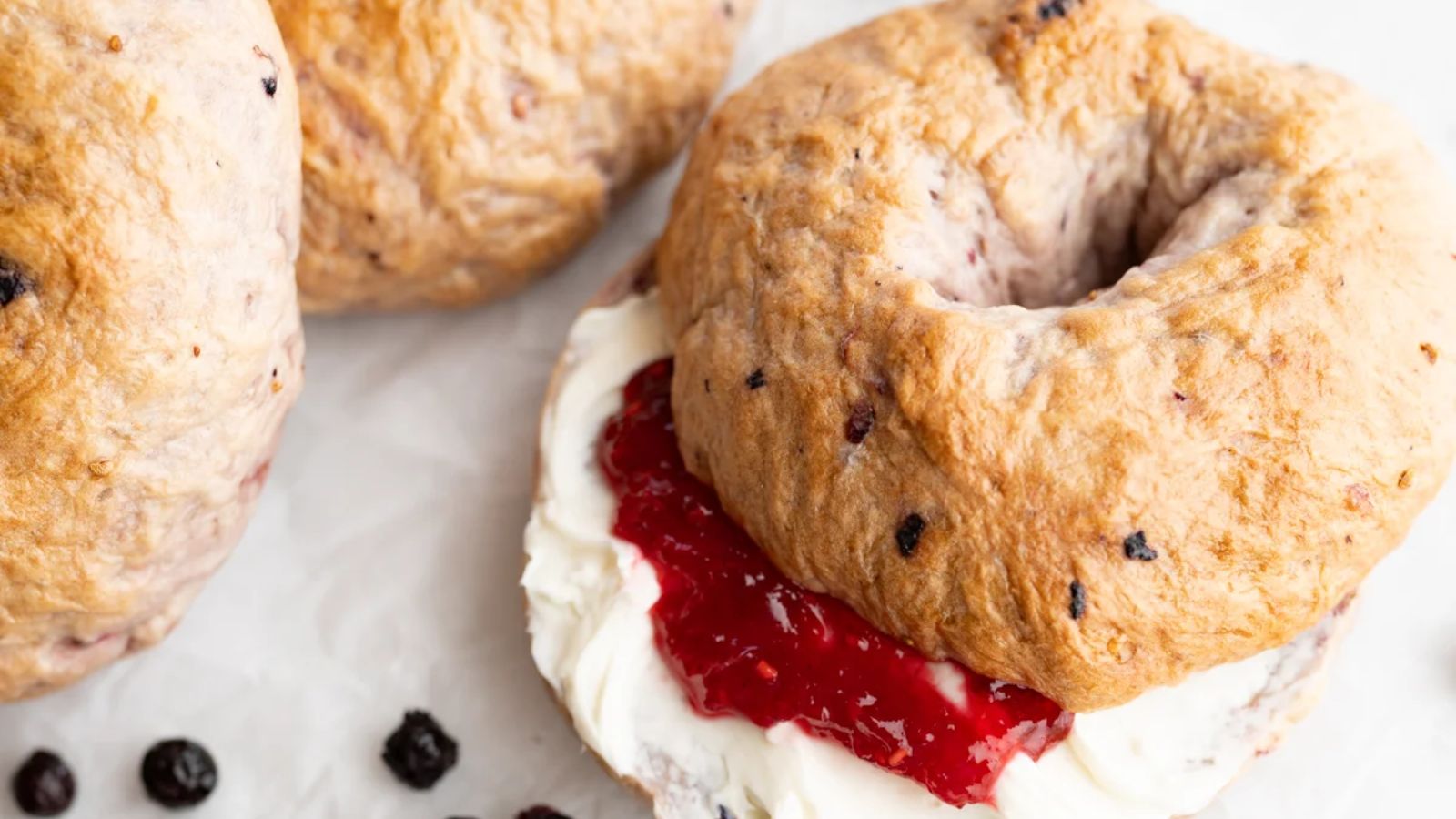 Mixed Berry Bagels