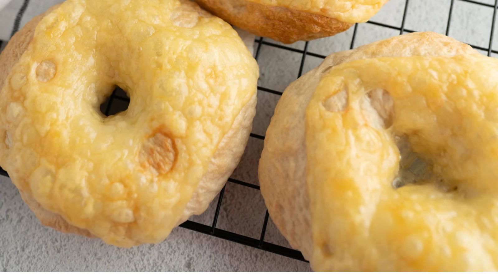 Swiss Cheese Bagels