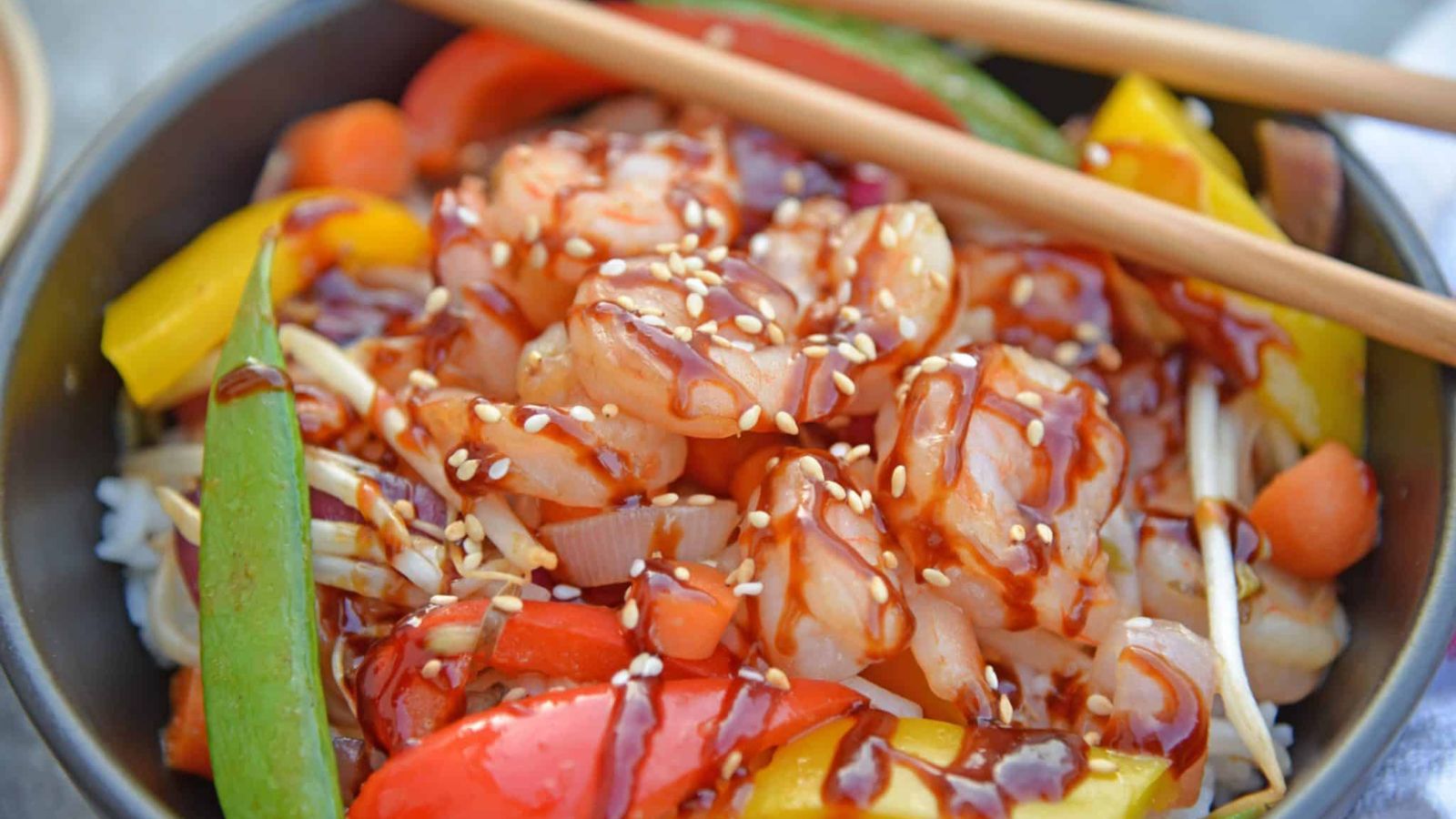 Teriyaki Shrimp Stir Fry