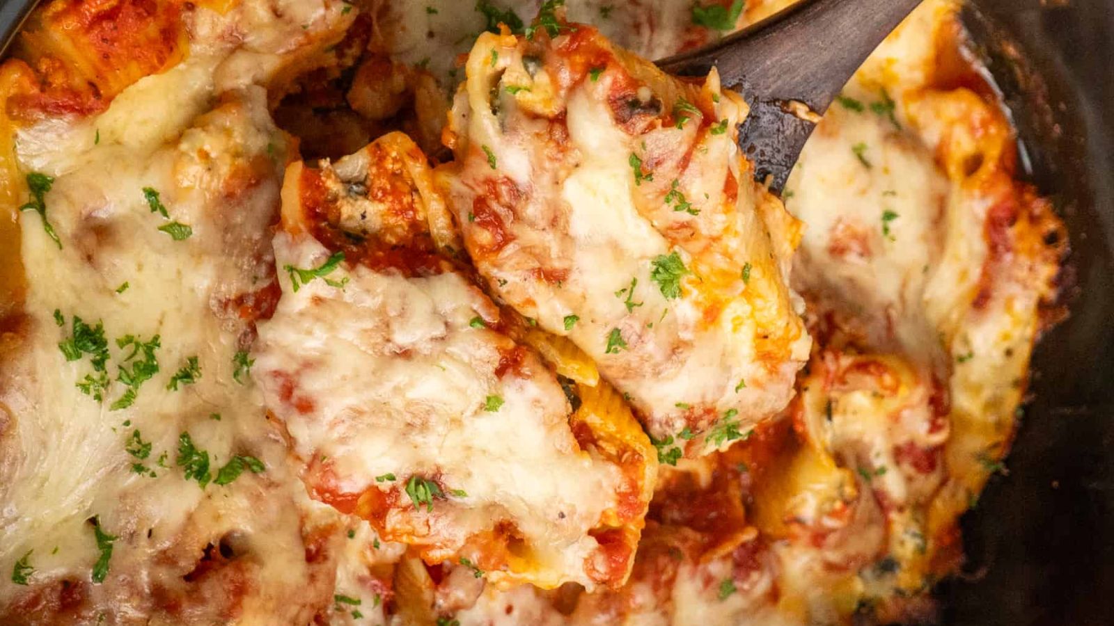 Crockpot Stuffed Shells