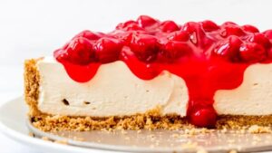 No Bake Cheesecake with Sour Cream