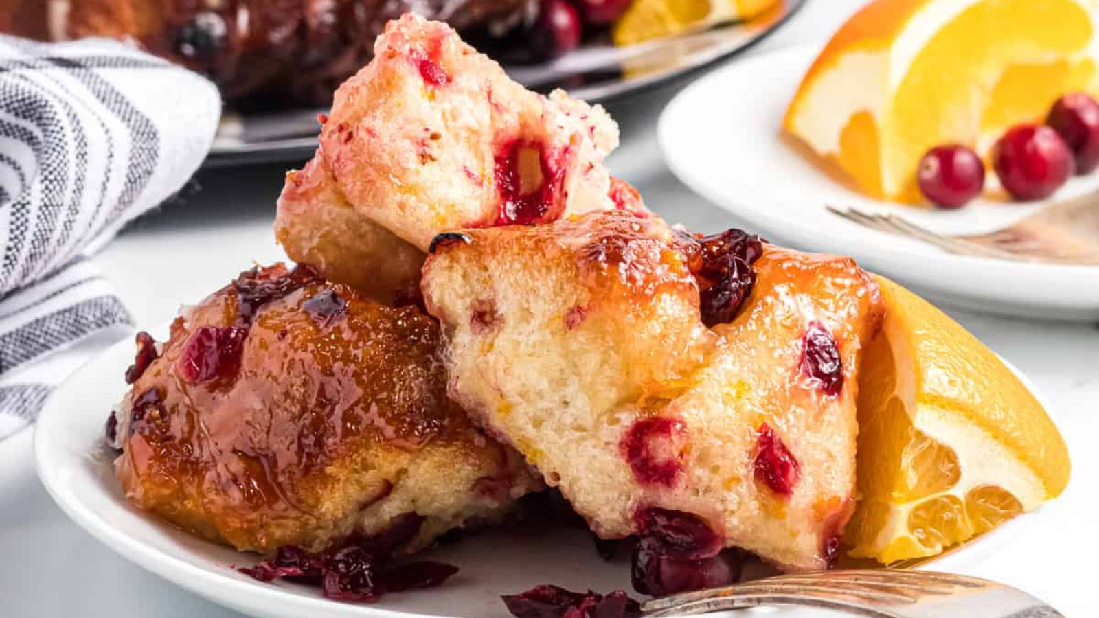 Cranberry Orange Pull-Apart Monkey Bread