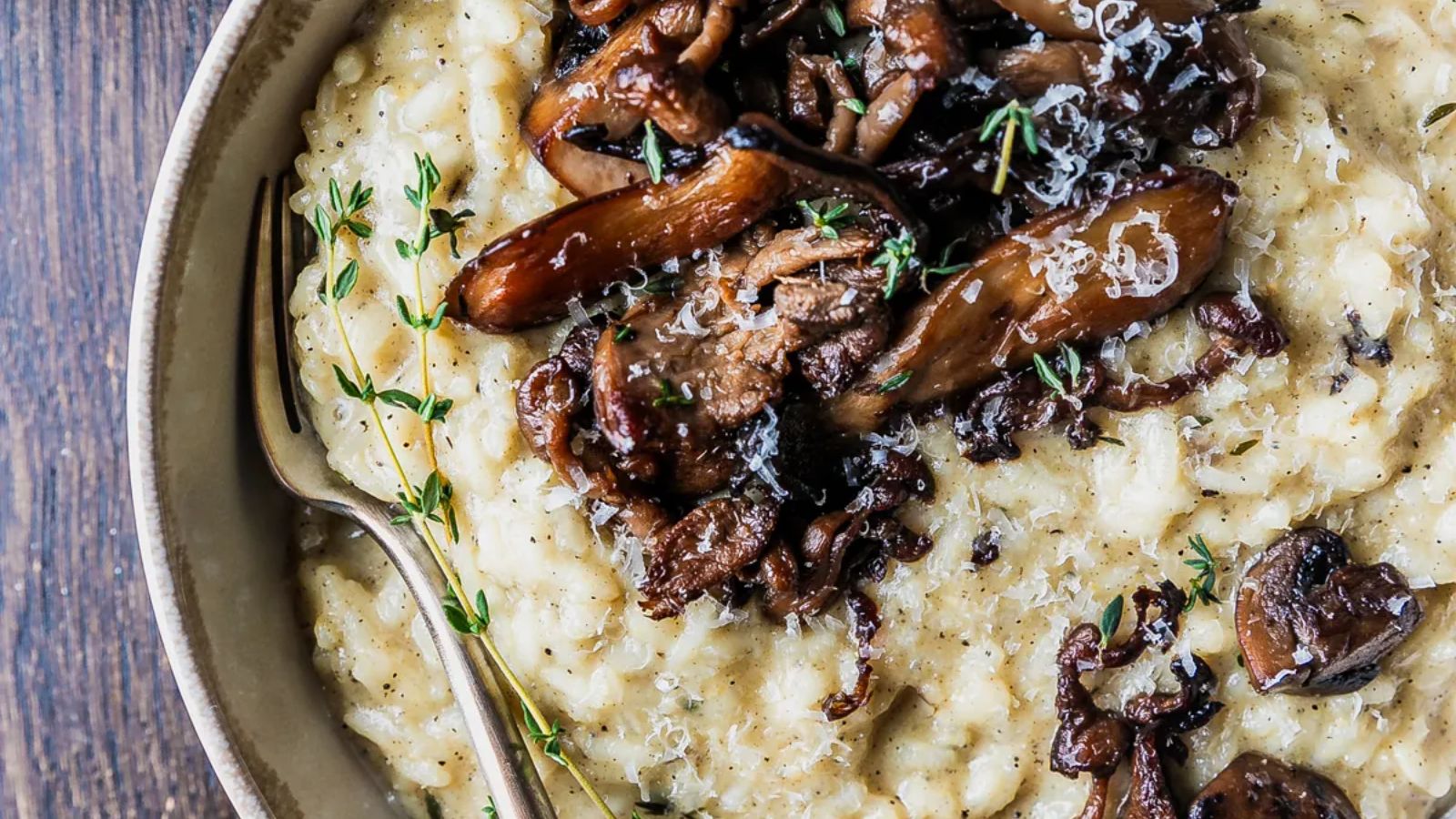 Creamy Mushroom Truffle Risotto Recipe