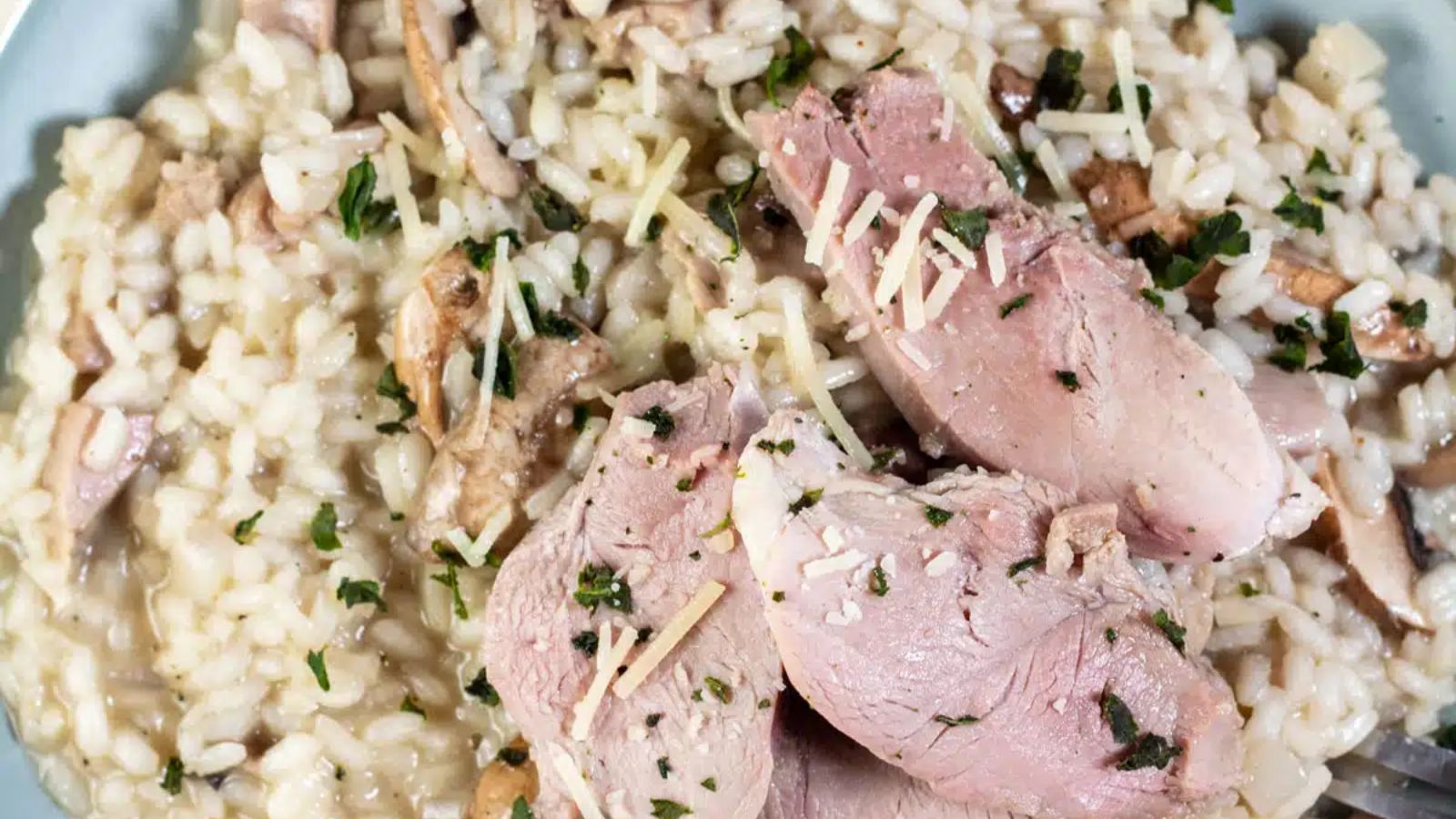 Smoked Duck and Mushroom Risotto