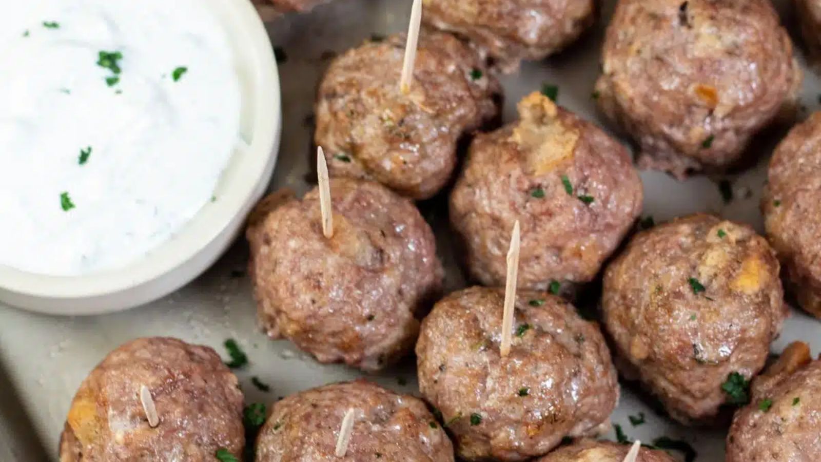 Baked Lamb Meatballs