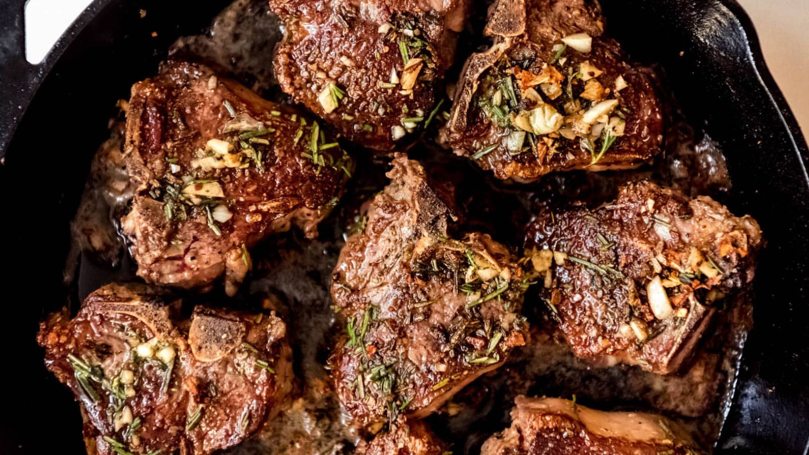 The BEST Pan Seared Lamb Chops