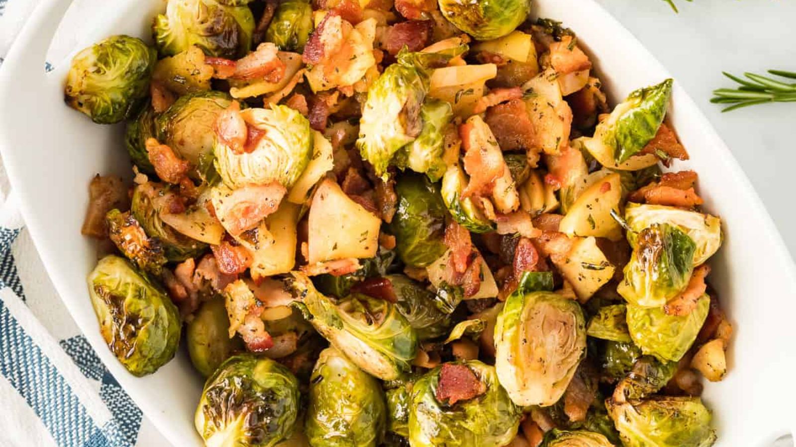 Roasted Brussels Sprouts with Bacon