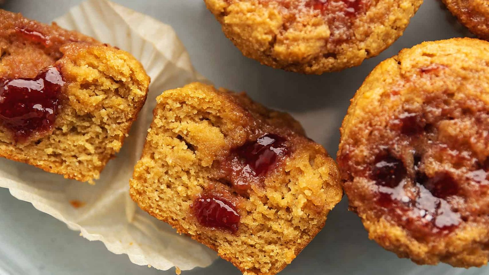 Keto Peanut Butter and Jelly Muffins