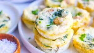 Mushroom Spinach Egg Muffins