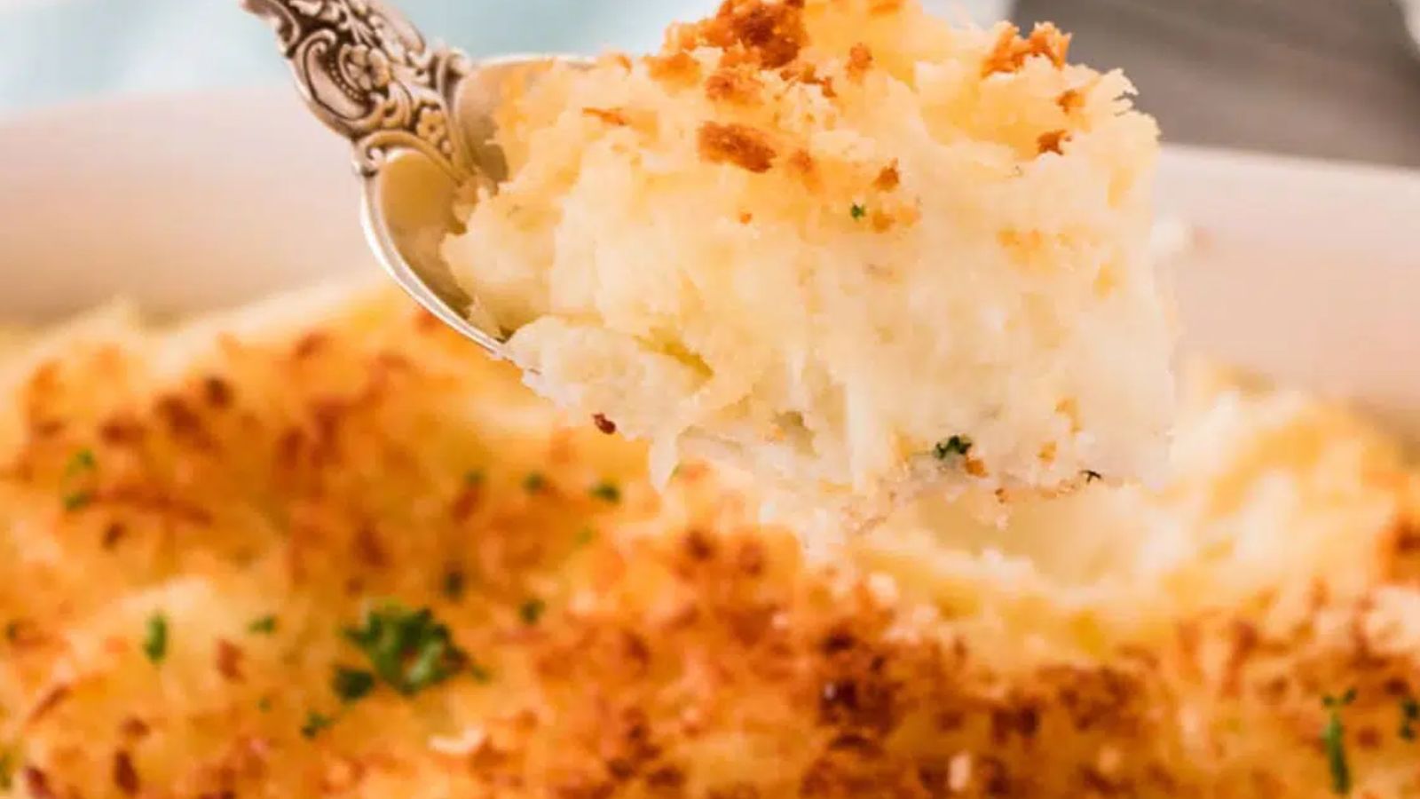 Parmesan Roasted Mashed Potatoes