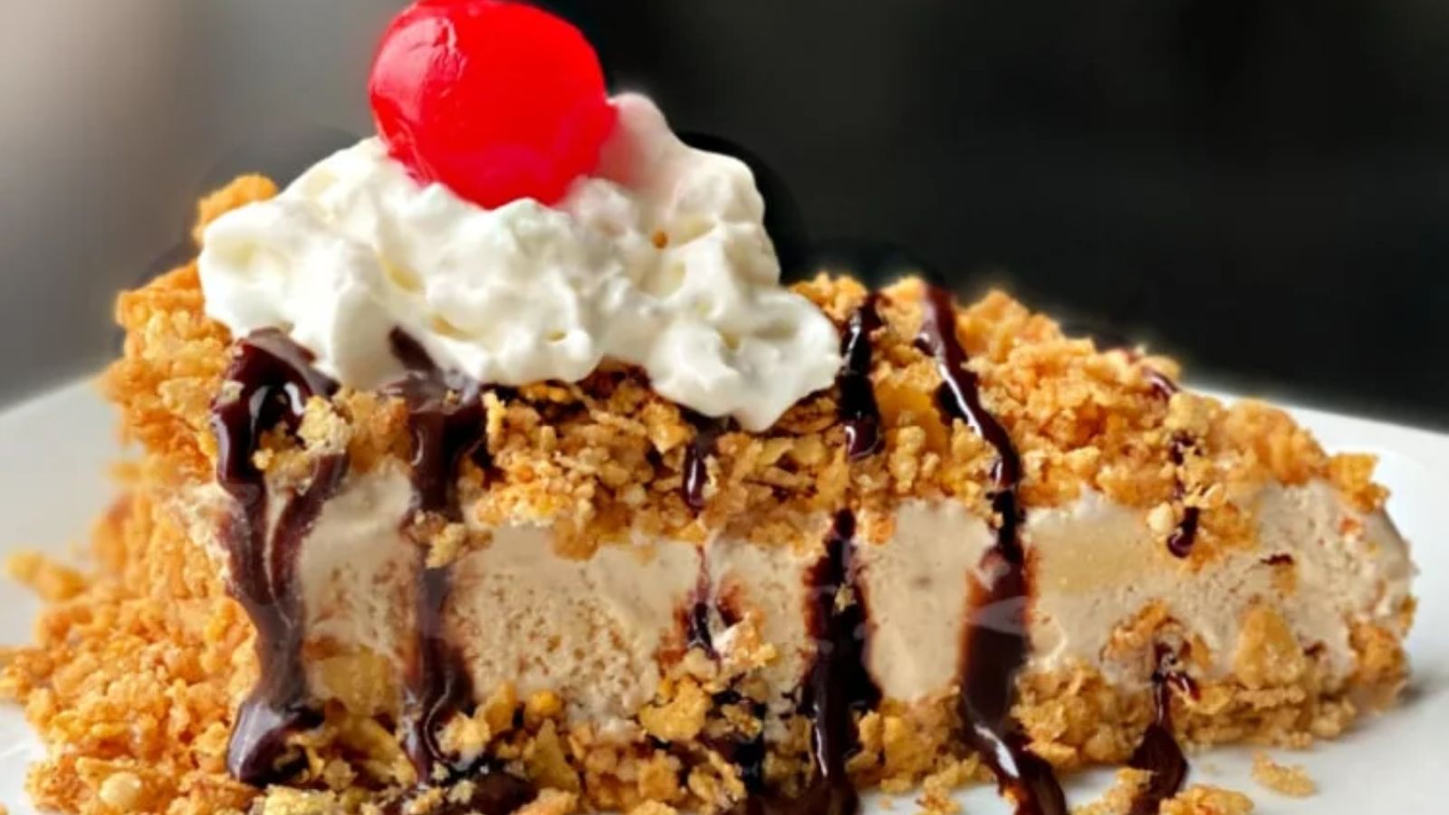 “Fried” Ice Cream Pie