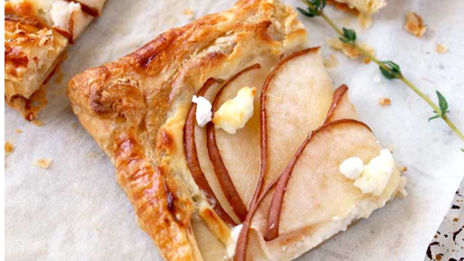 Quick and Easy Pear and Goat Cheese Tart