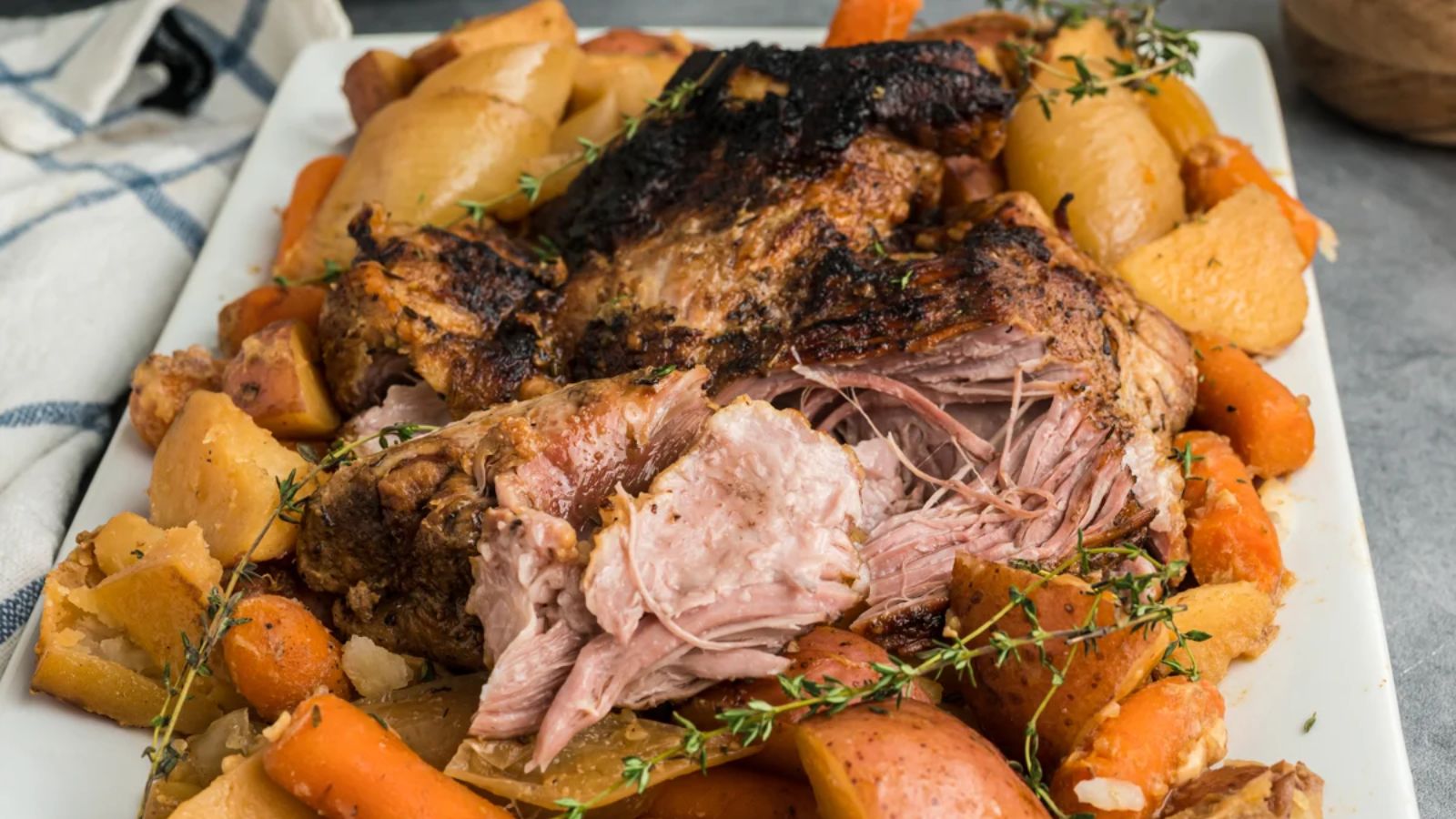 Slow Cooker Pork Roast with Gravy