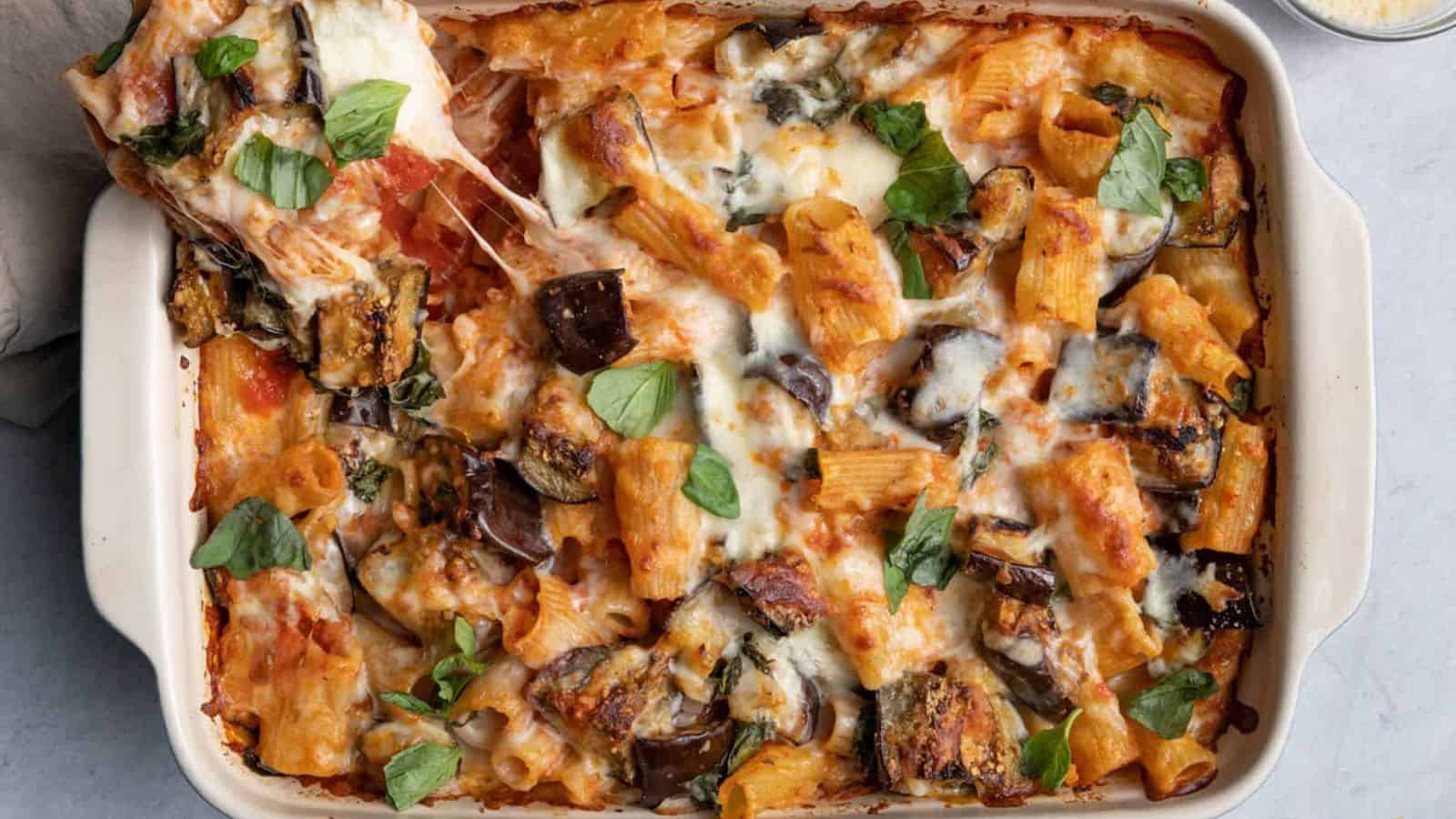 Eggplant Pasta Casserole