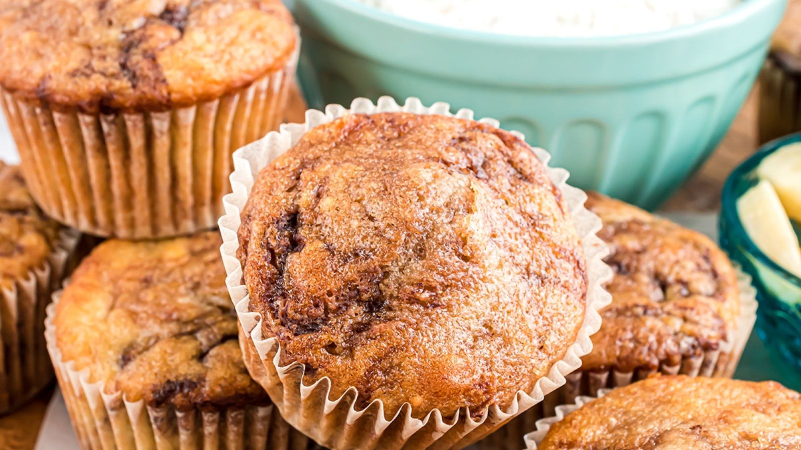 Banana Nutella Muffins