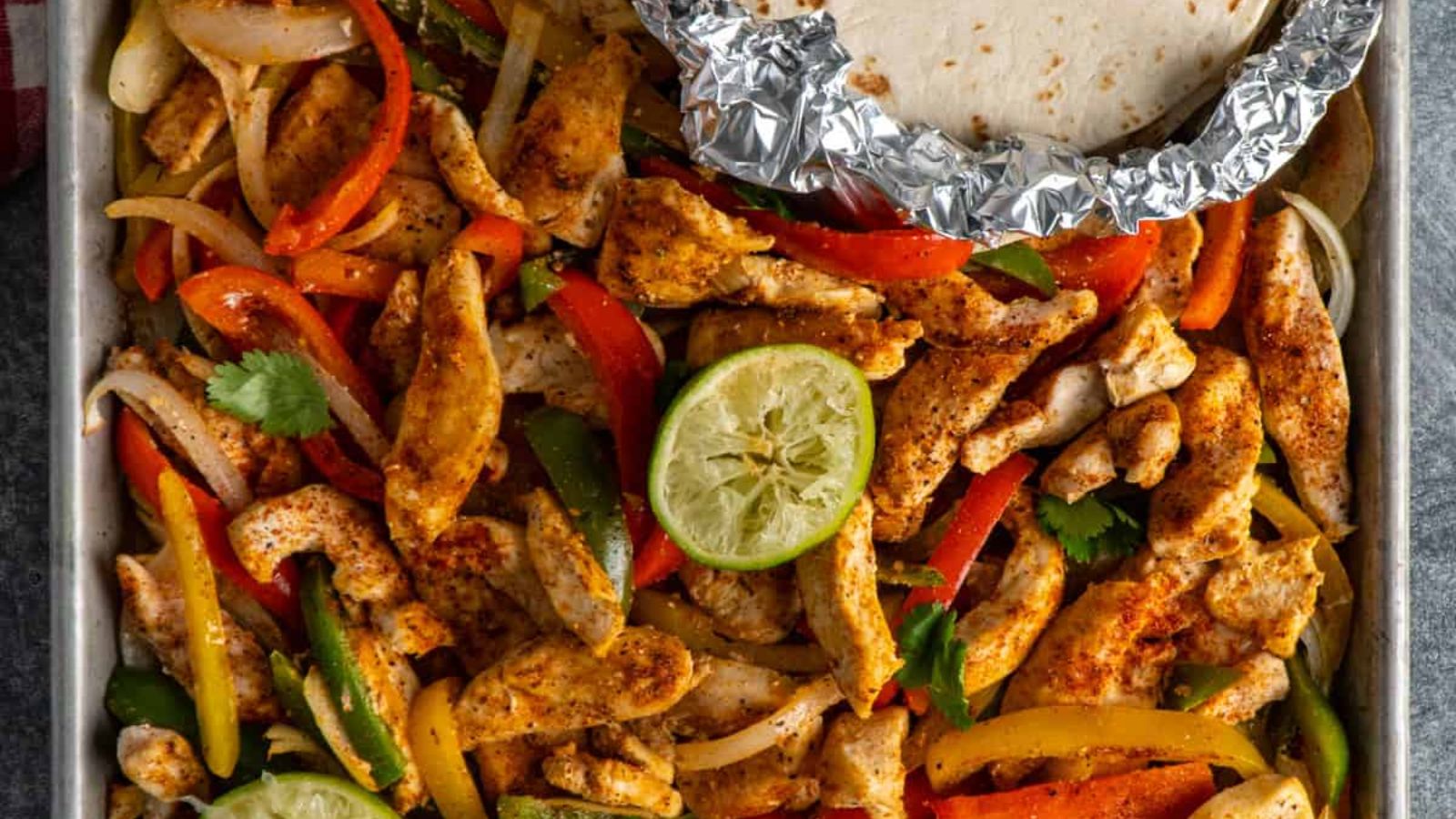 Sheet Pan Chicken Fajitas