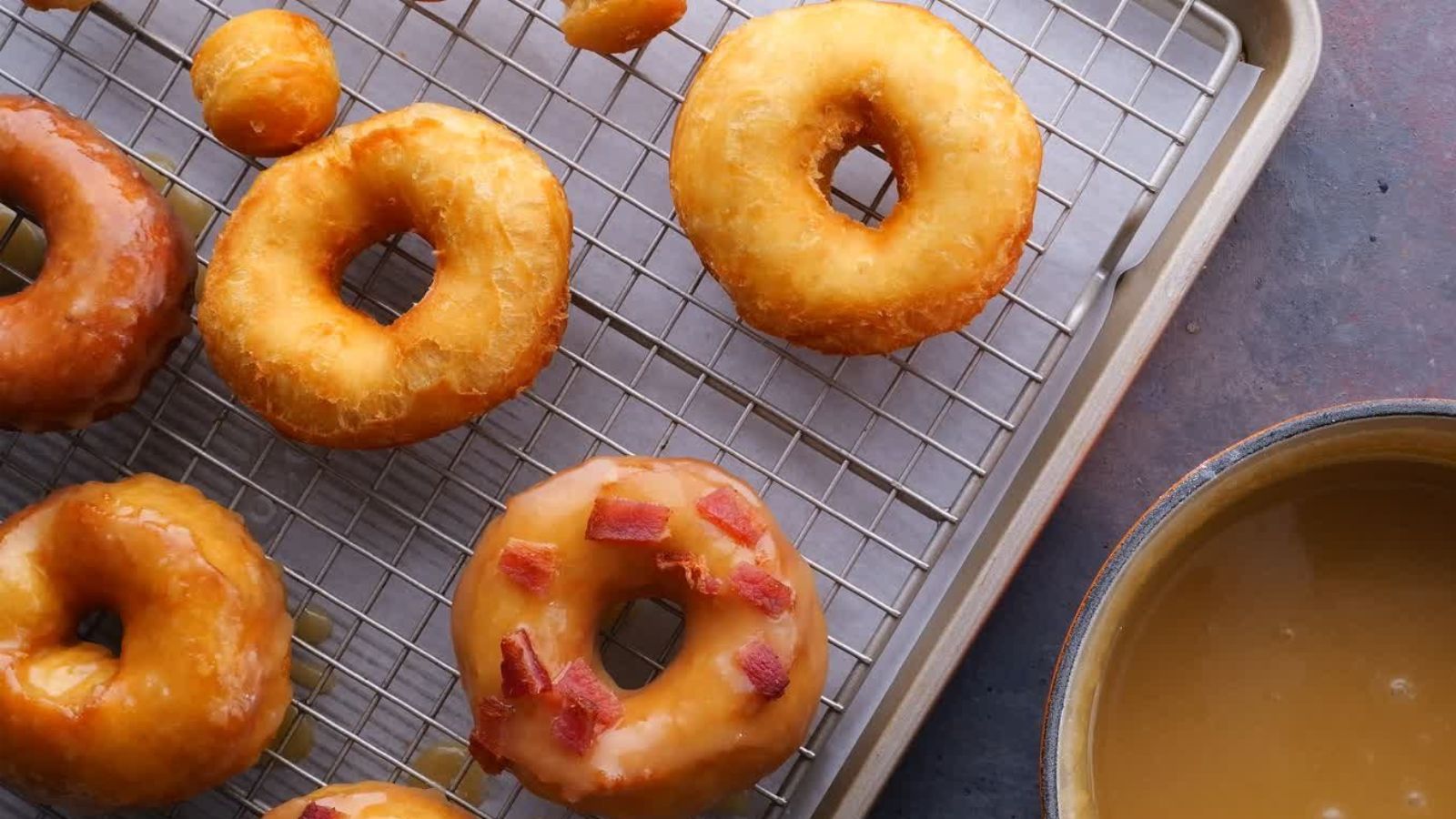 Easy Maple Bacon Donuts