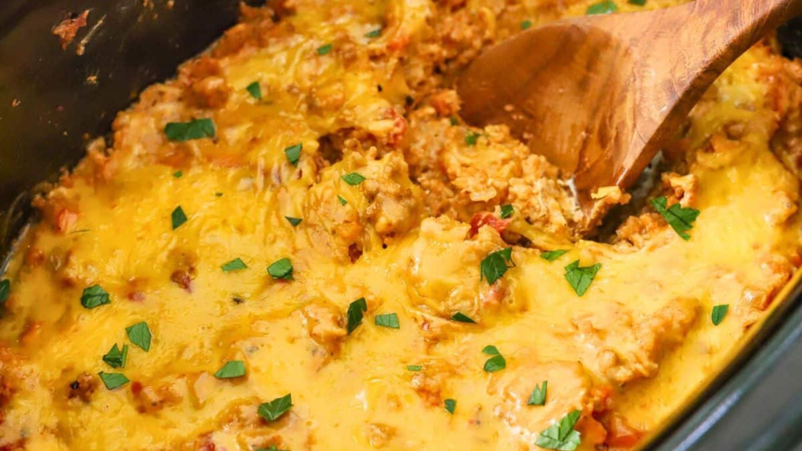 Easy Ground Pork Slow Cooker Casserole Recipe