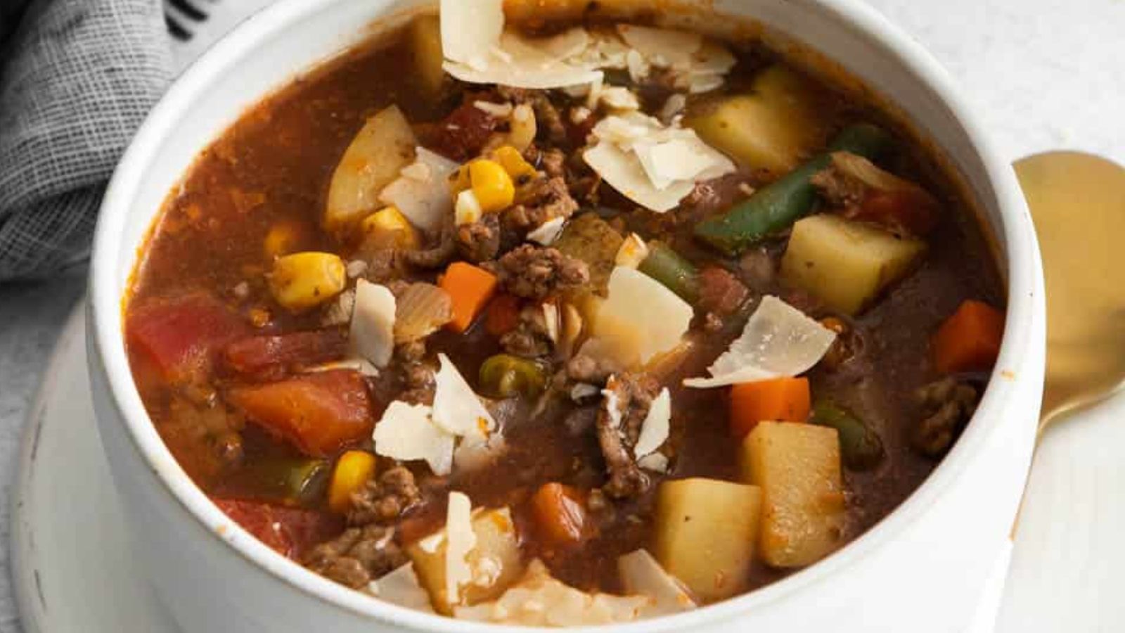 Old-Fashioned Vegetable Beef Soup