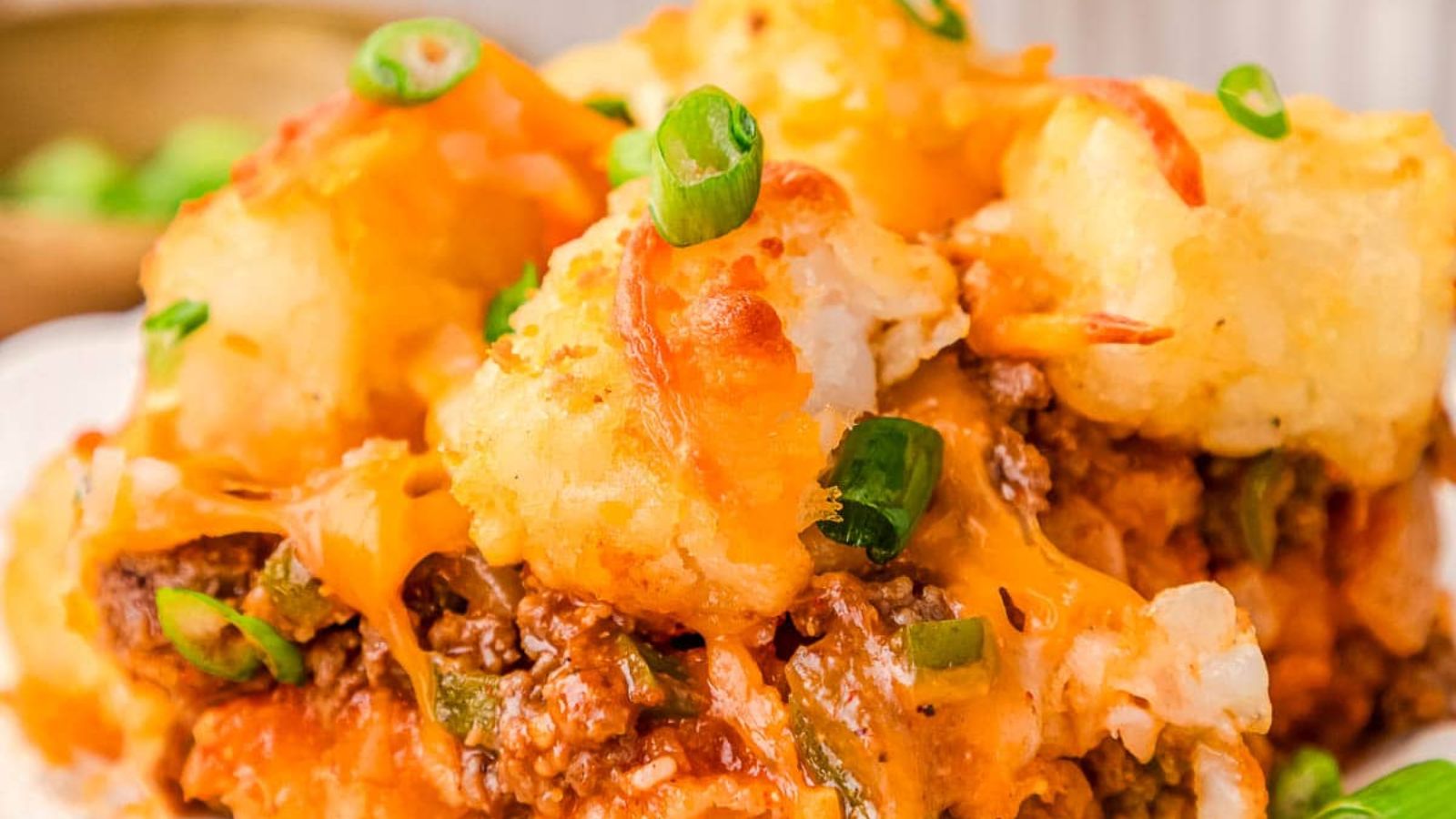 Sloppy Joe Tater Tot Casserole