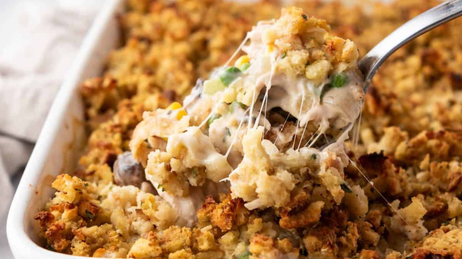 Chicken and Stuffing Casserole