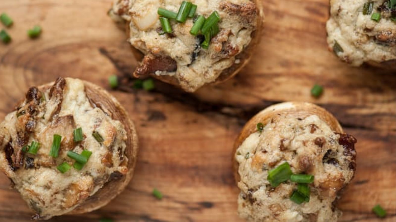 Bacon Blue Cheese Stuffed Mushrooms