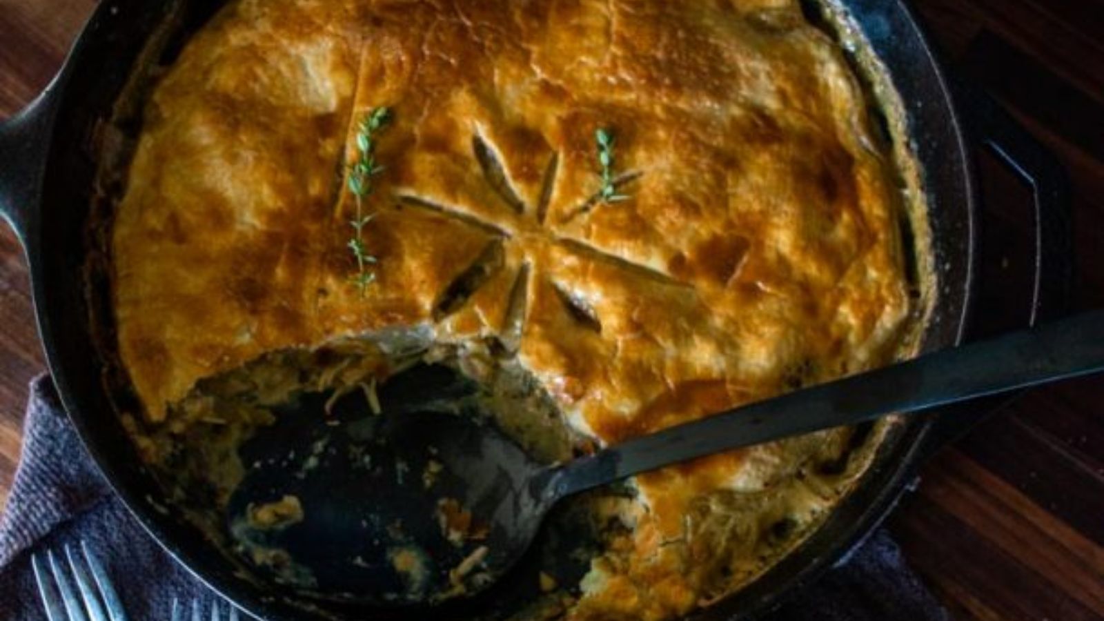 Skillet Chicken Pot Pie