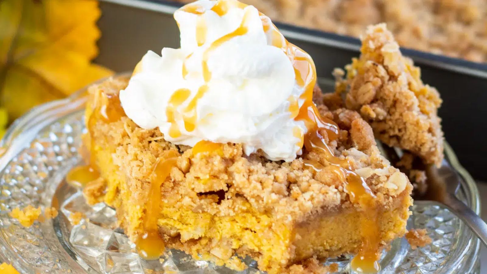 Pumpkin Streusel Bars