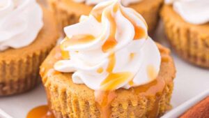 Mini Pumpkin Cheesecakes