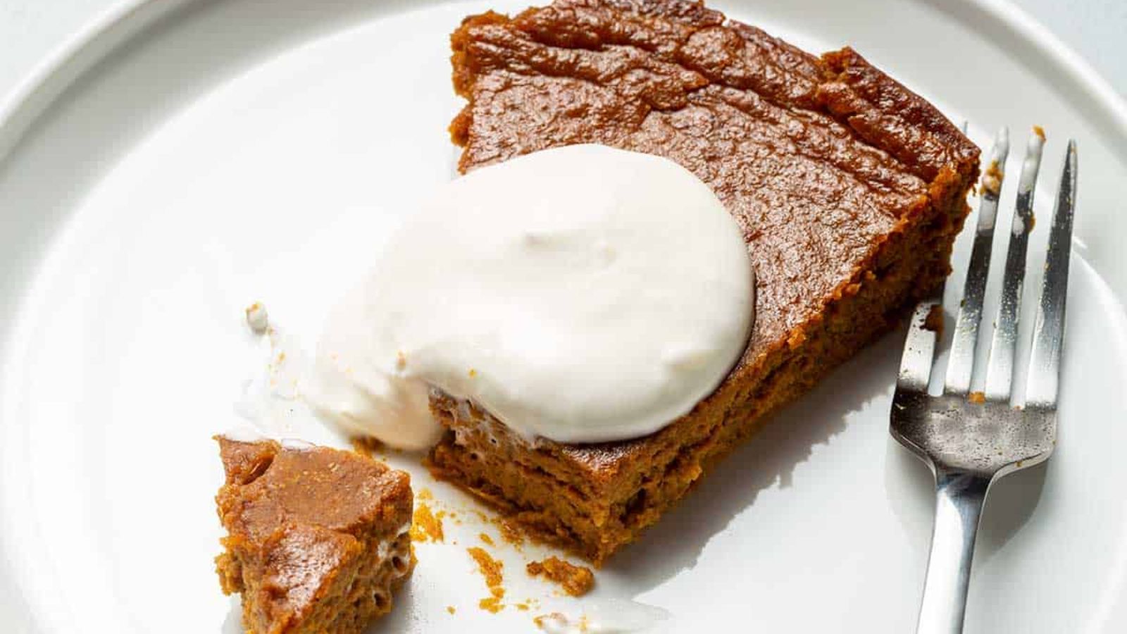 Keto Crustless Pumpkin Pie