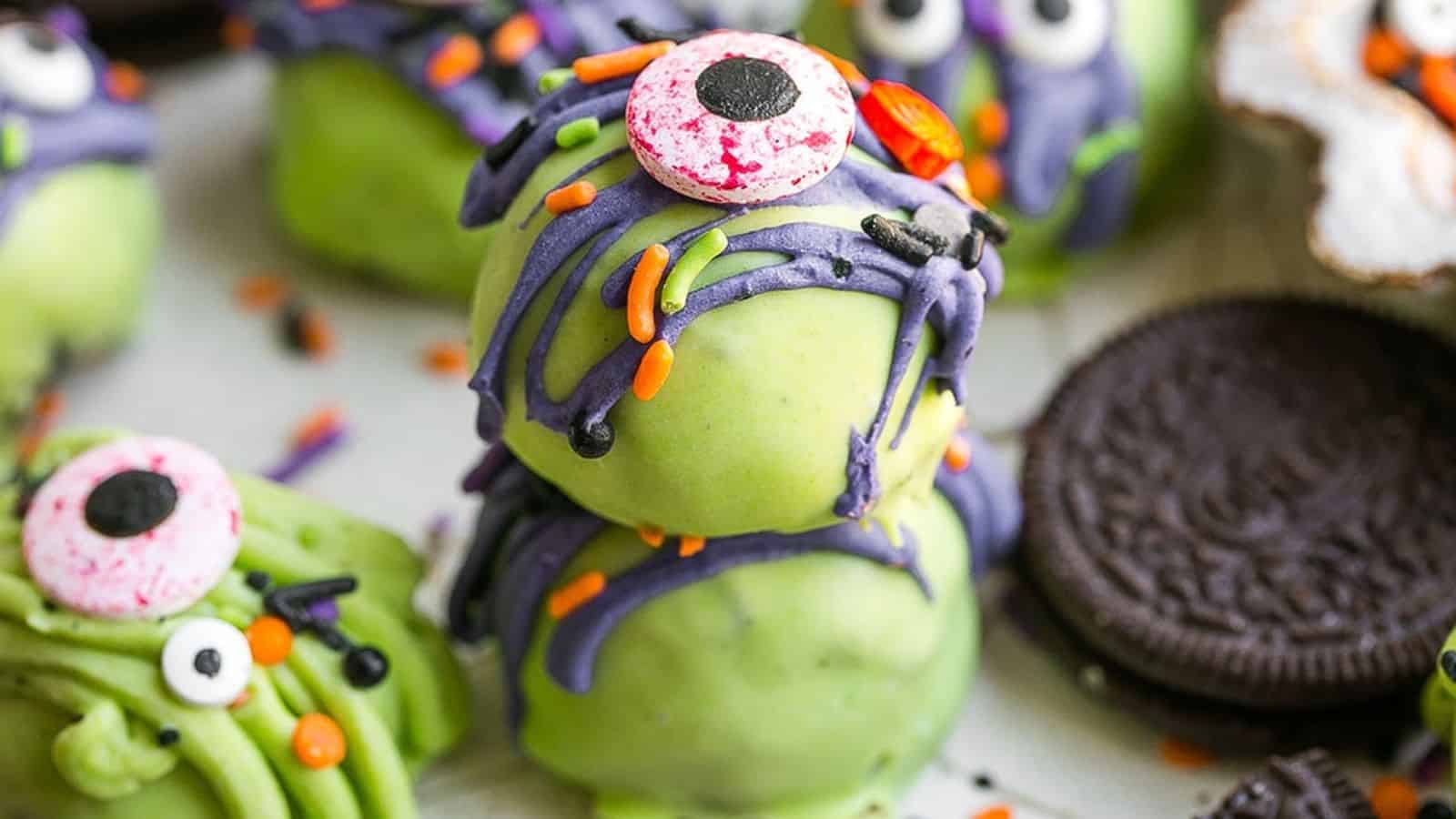 Monster Eyeball Truffles