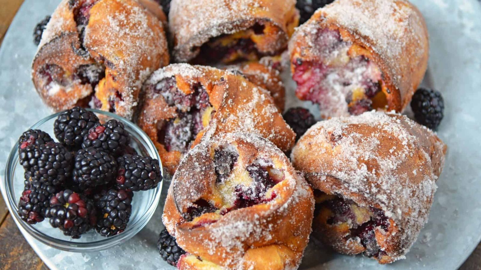 Blackberry Popovers