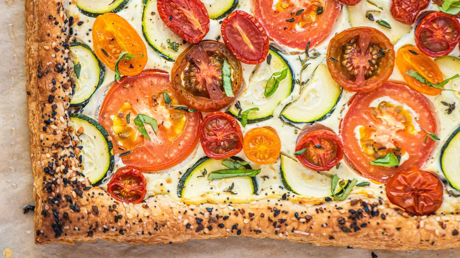 Puff Pastry Tomato Tart